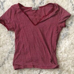 Urban Outfitters red and white top